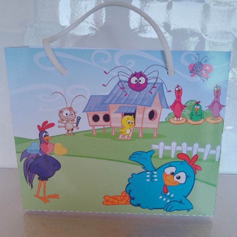 Sacolinha G Galinha Pintadinha PEGUE E MONTE Personalizados / Lembrancinha de Festa/Aniversário