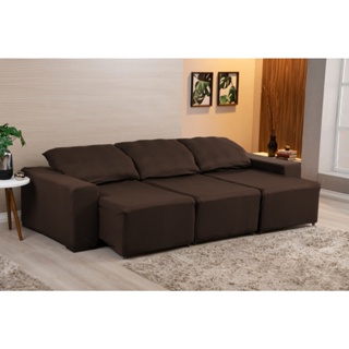 Capa de Sofá Retrátil 3 Lugares, Ajustável ,+ 2 Almofadas Estampadas, em Malha Gel em Oferta na Shopee