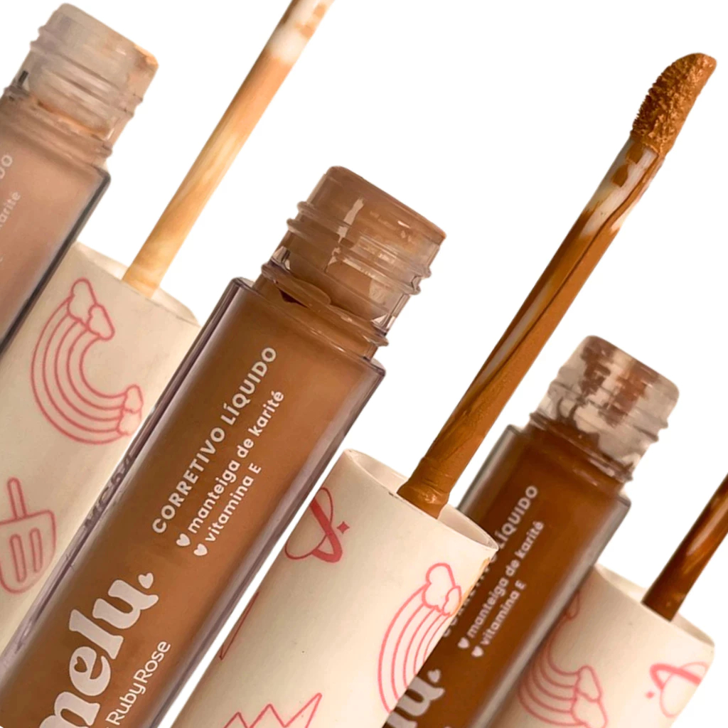 Corretivo Líquido Melu ME110 Alta Cobertura• Efeito Natural • Longa Duração • Maquiagem Profissional em Oferta na Shopee