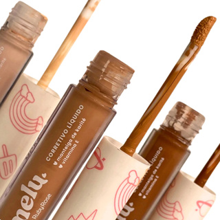 Corretivo Líquido Melu ME110 Alta Cobertura• Efeito Natural • Longa Duração • Maquiagem Profissional em Oferta na Shopee