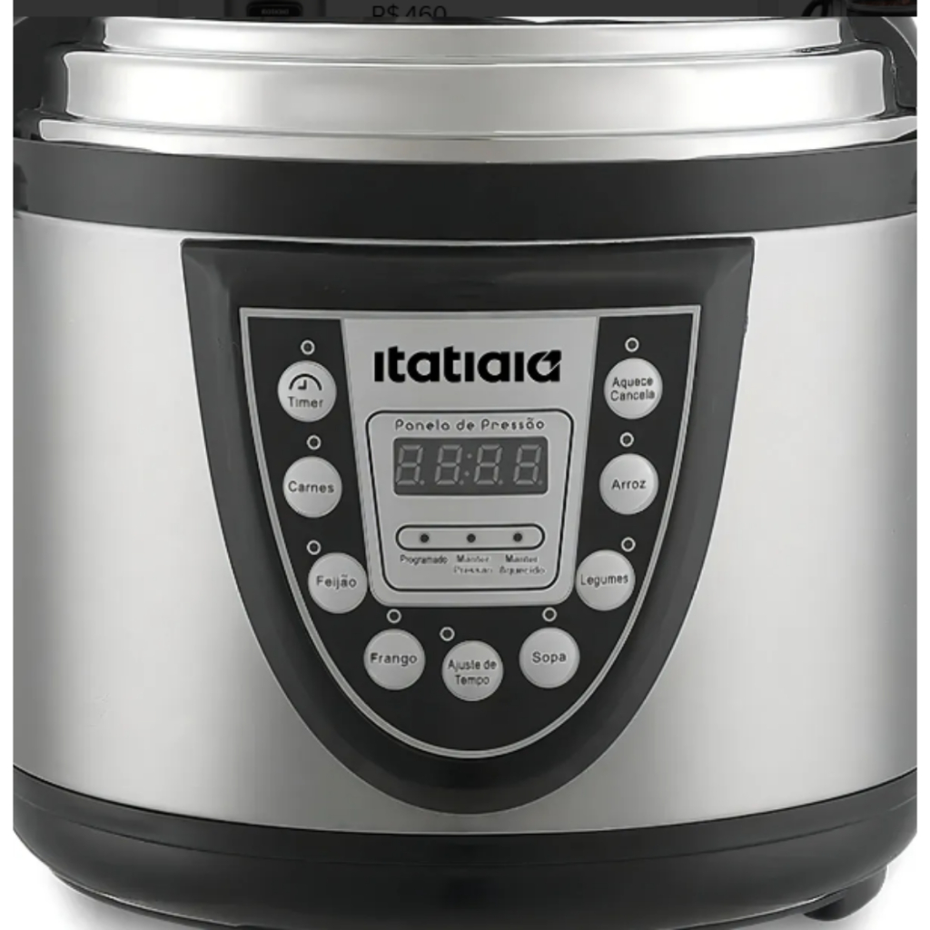 Panela de Pressão Elétrica Itatiaia EL MID 5L Inox 900W 127V – Cozinha Rápida e Prática · foto 2