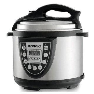 Panela de Pressão Elétrica Itatiaia EL MID 5L Inox 900W 127V – Cozinha Rápida e Prática
