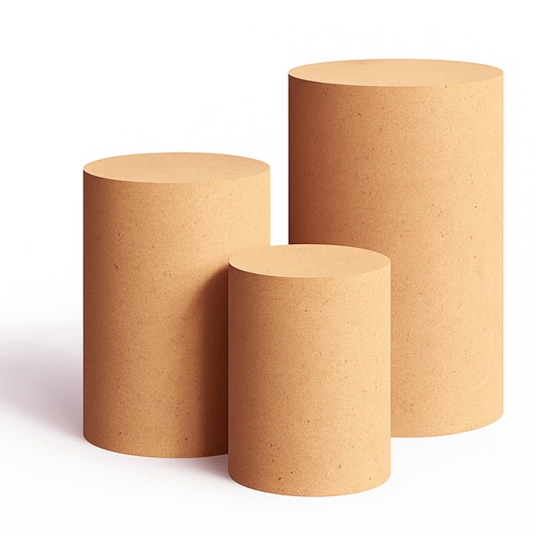 Kit Decoração De Festa 3 Mesas Cilindros Mdf Cru Pegue e Monte em Oferta na Shopee