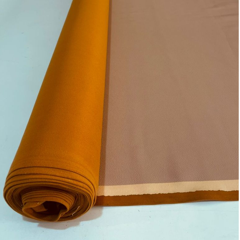 Tecido Corino Sintético PU para Artesanato e Tapeçaria DIY