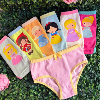 Kit 10 PÇS Calcinha Infantil Menina em Malha 100% Algodãocom Forro cores Variadas de Alta QUALIDADE em Oferta na Shopee