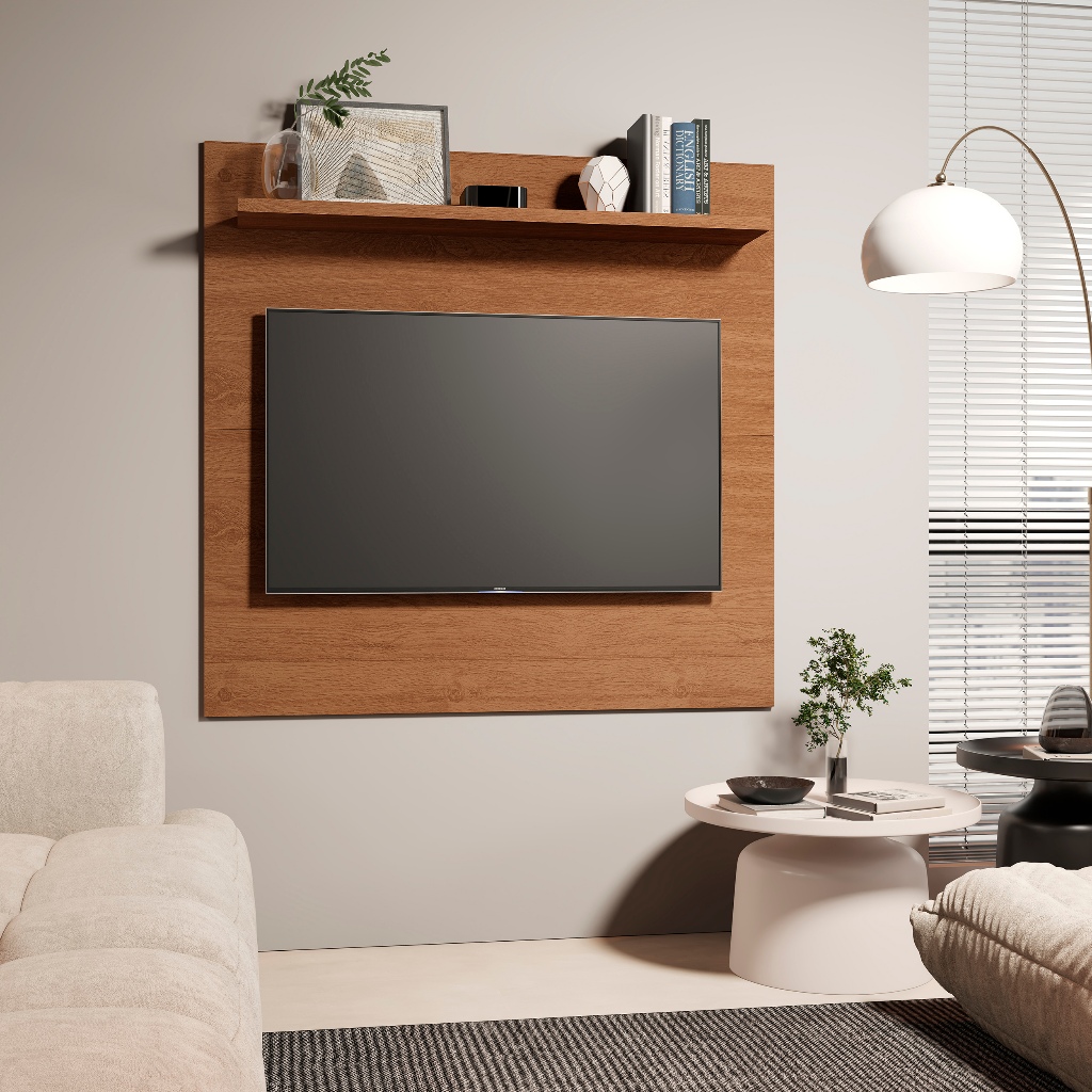Painel para TV até 32 Polegadas Ripado Decoração de Sala e Quarto