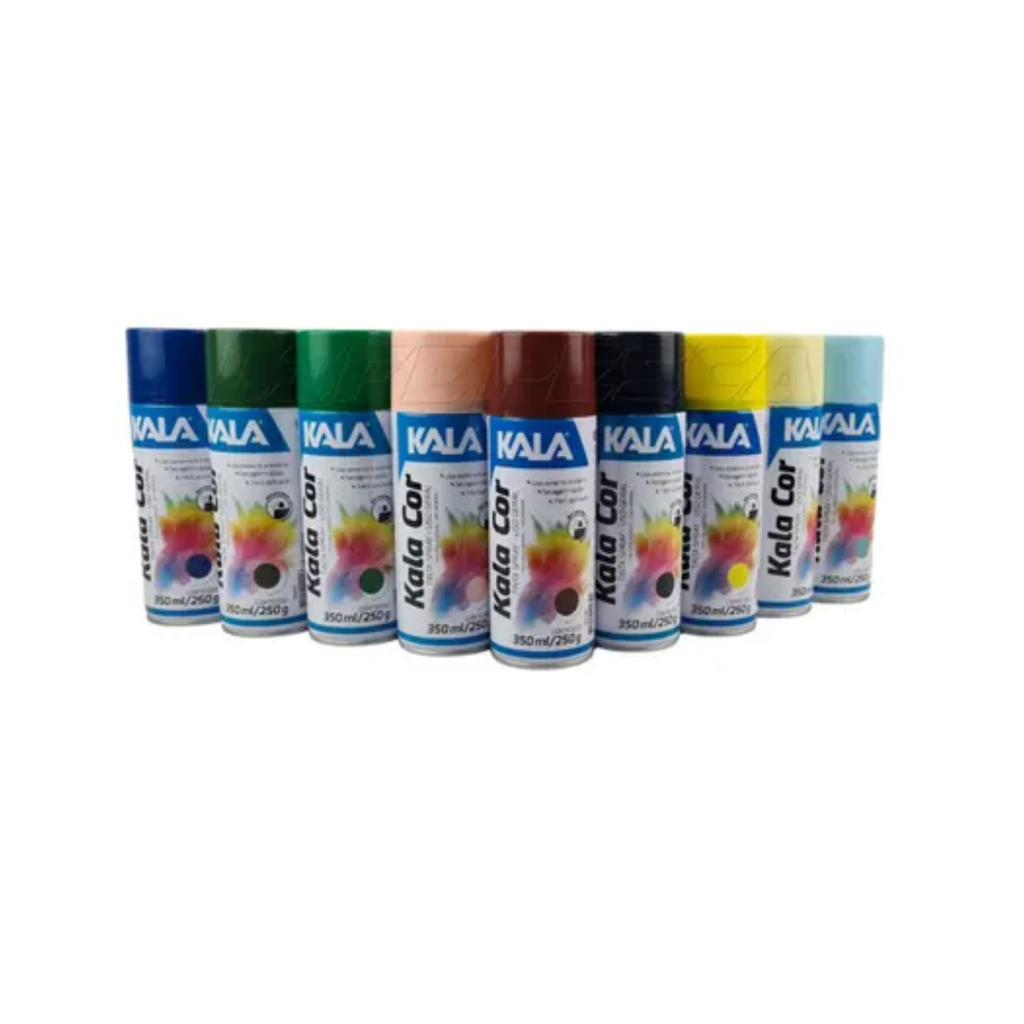 Tinta Spray Uso Geral Kala 350ml Cores Variadas: Transforme e Renove com Estilo