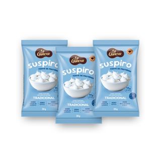 Kit Com 3 Un Suspiro Proteico Sem Açucar La Ganexa 30g em Oferta na Shopee