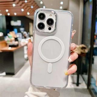 Capa Capinha Case Magnética IPhone Magsafe Transparente IPhone 17 16 15 14 13 12 11 Acrilico em Oferta na Shopee