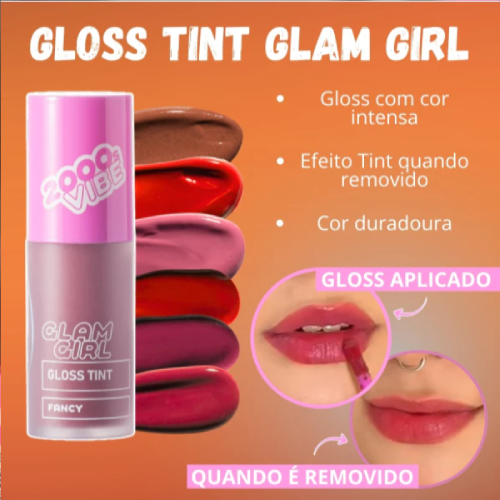 Glam Girl Gloss Tint Linha PopStar Ruby Rose L6603 em Oferta na Shopee