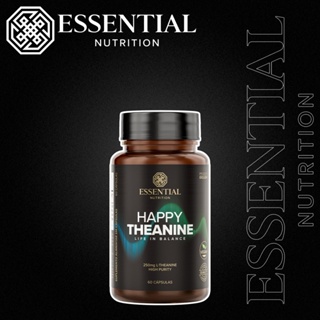 Happy Theanine (60 Cápsulas) Essential Nutrition em Oferta na Shopee