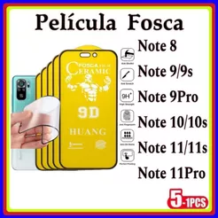 Película de Fosca Cerâmica Flexível 9D Hidrogel XIAOMI NOTE 8 NOTE 9 NOTE 9PRO NOTE 10 NOTE11 NOTE11PRO