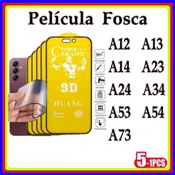 Película de Fosca Cerâmica Flexível 9D Hidrogel Samsung A12 A13 A14 A23 A24 A34 A53 A54 A73
