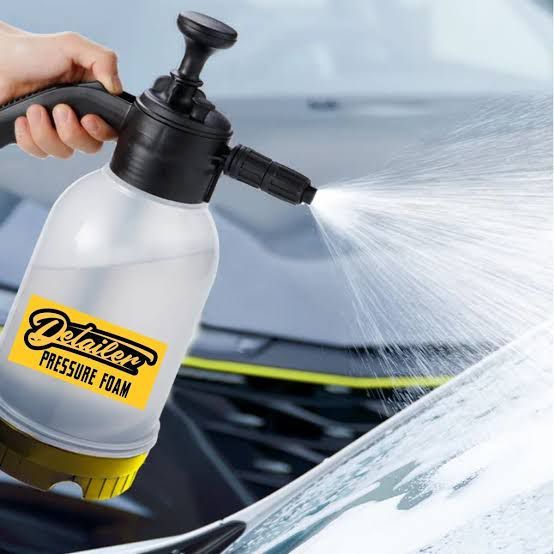 Pressure Foam Detailer Pulverizador Snow Foam Manual 3 em 1 Bico Gerador de Espuma