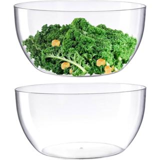 Saladeira Grande 4 Litros - Bowl Saladeira Grande - Bowl De Plástico em Oferta na Shopee