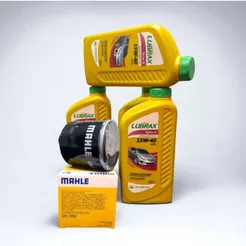 Kit 4 Óleo Lubrax 15w40 Tecno Sl Semissintetico 1 Litro + Filtro De Oleo