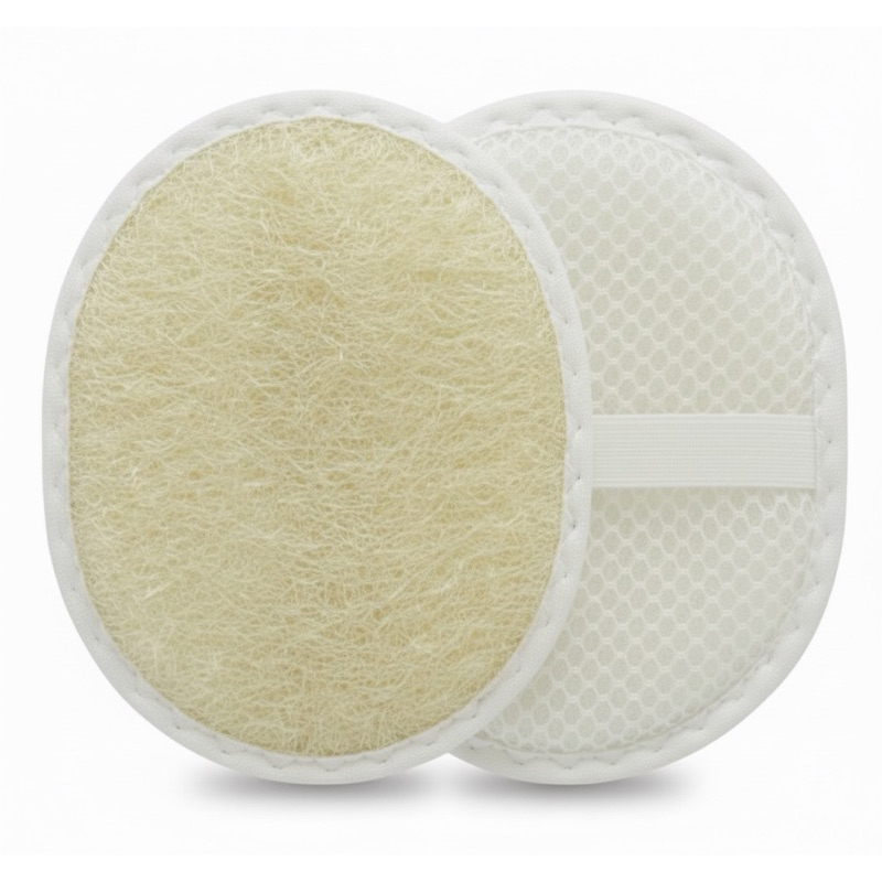 Bucha Para Banho 100% VEGETAL Oval Esponja Macia e Confortavel Esfoliante em Oferta na Shopee