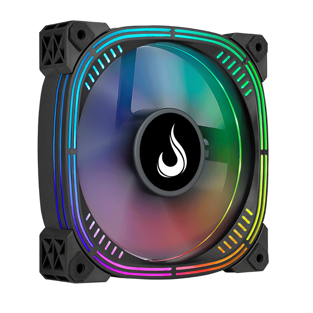 Fan Gamer Rise Mode Aura Pro Turbine 120mm PWM Argb 5v 3p Preto - Rm-au-argb-b