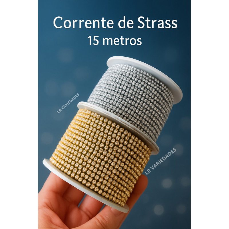 Corrente de Strass para Artesanato: Onde Comprar | BuscaProdutos