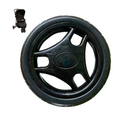 Roda Traseira Carrinho de Bebê Delta Voyage Rodinha Pneu