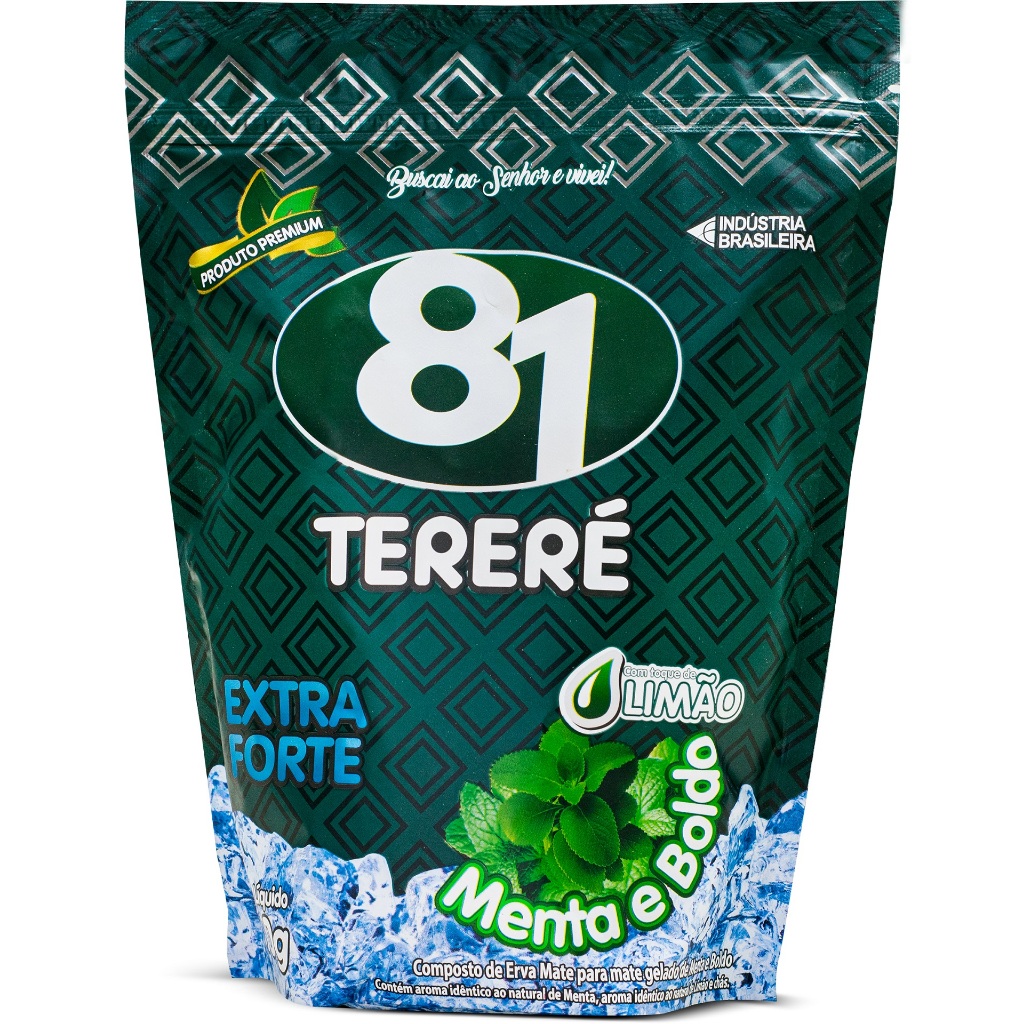 Tereré 81 Extra Forte Menta e Boldo com toque de Limão - 500g em Oferta na Shopee