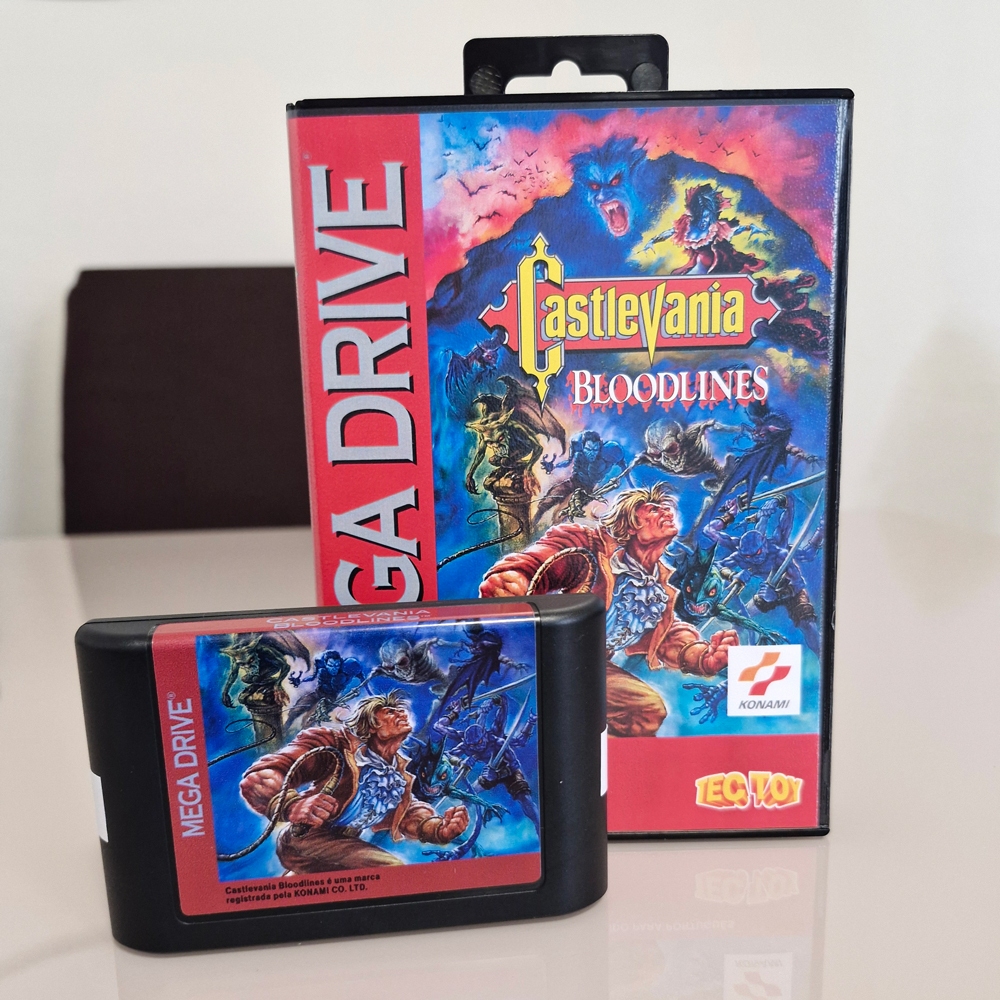 Jogo Castlevania Bloodlines - Mega Drive (Repro) - Padrão Tectoy