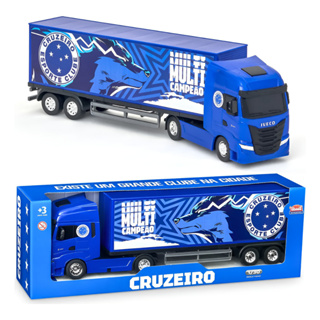 Miniatura Réplica Caminhão Brinquedo Iveco S-way Toco Baú Time Futebol Cruzeiro Oficial Raposa 1:30 em Oferta na Shopee