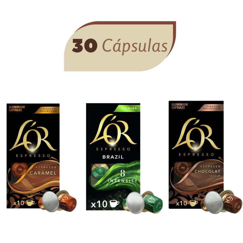 30 Cápsulas LÓR para cafeteiras Nespresso