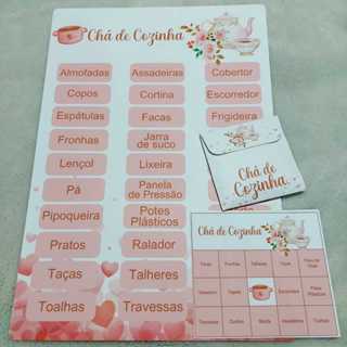 Kit bingo - Chá de Cozinha em Oferta na Shopee