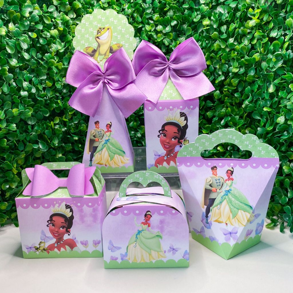 Personalizados para Festa Princesa e o Sapo Tiana Lembrancinhas PEGUE E MONTE