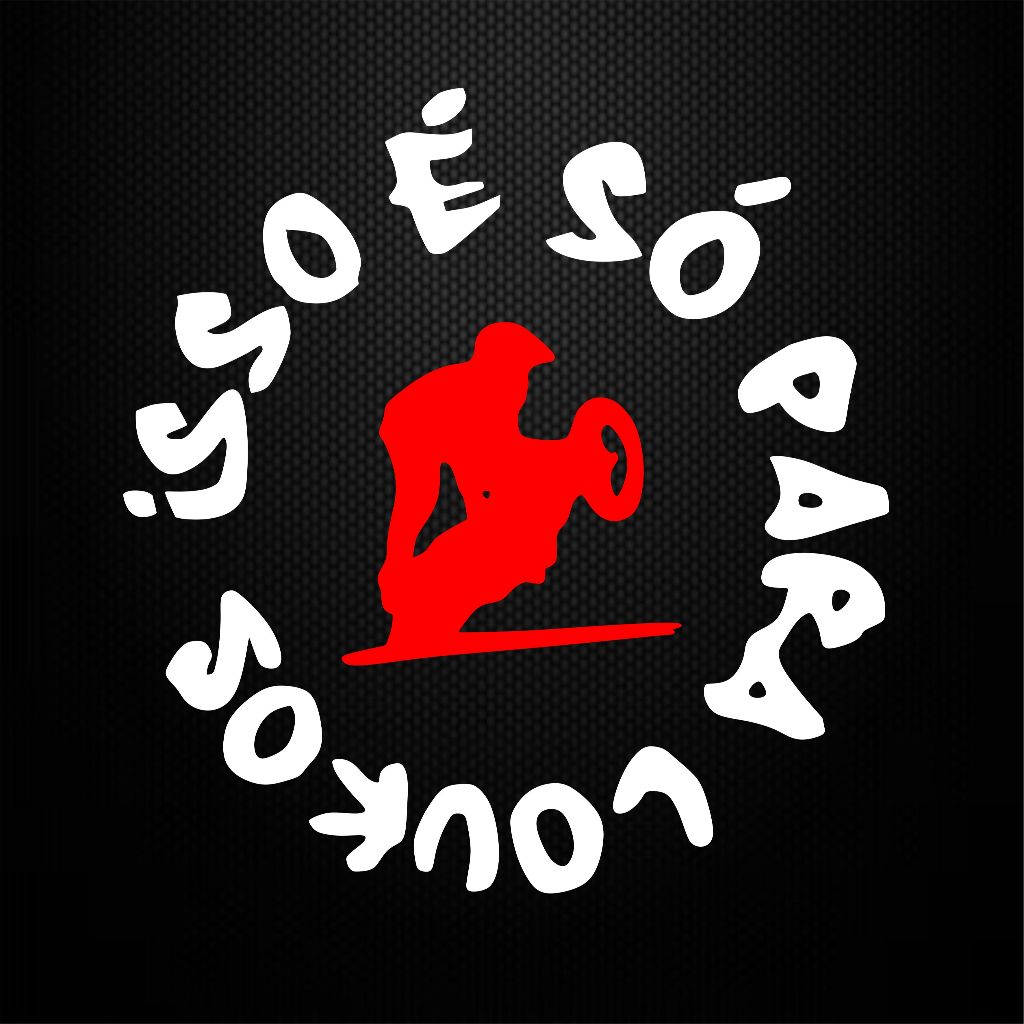 Adesivo Isso É Só Para Loukos - Tanque - Adesivos Para Moto Capacete Bike Motorizada Loucos em Oferta na Shopee