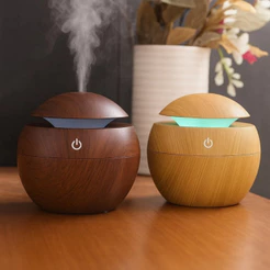 Umidificador Aromatizador Difusor Ultrassônico Luzes Ar130ml