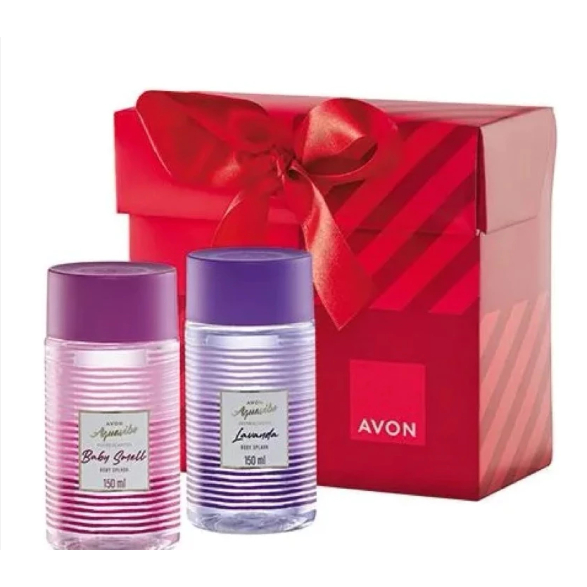 PRESENTE NATAL AQUAVIBE 150ML (LAVANDA + BABY SMELL) - AVON