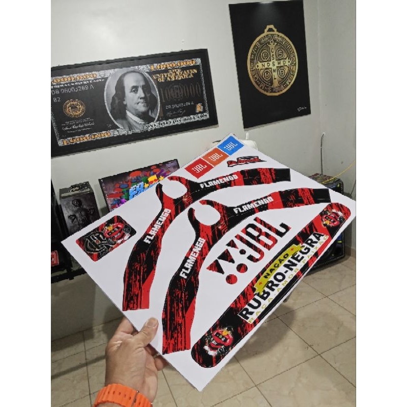 kit de adesivo de times personalizado para boombox 3 em Oferta na Shopee