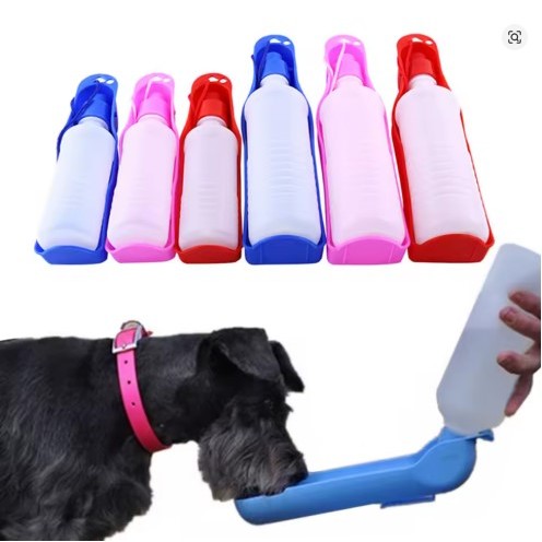 Garrafa de água portátil Bebedouro Portátil 400ml para Cães e Gatos – Fácil de Usar e Transportar