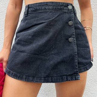 kissmelady 8357 short saia  Shorts jeans feminino  lisa sem rascada short jeans juvenil natural shorts Feminino em Oferta na Shopee
