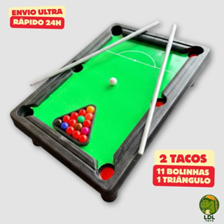 Mini Mesa De Bilhar Sinuca Snooker Infantil Portátil Kit Completo Jogo em Oferta na Shopee