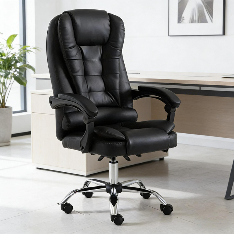 cadeira de escritório Cadeira Presidente Executiva Ergonômica Couro Premium Conforto para Escritório