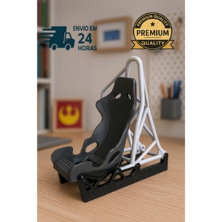 Suporte Celular Banco Racer Mini Banco Esportivo Carro Decorativo | Suporte Gamer/Geek Para Mesa em Oferta na Shopee