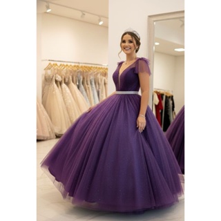 Vestido Debutante 2 em 1 Festa de 15 anos Lilas Royal Serenity em Oferta na Shopee