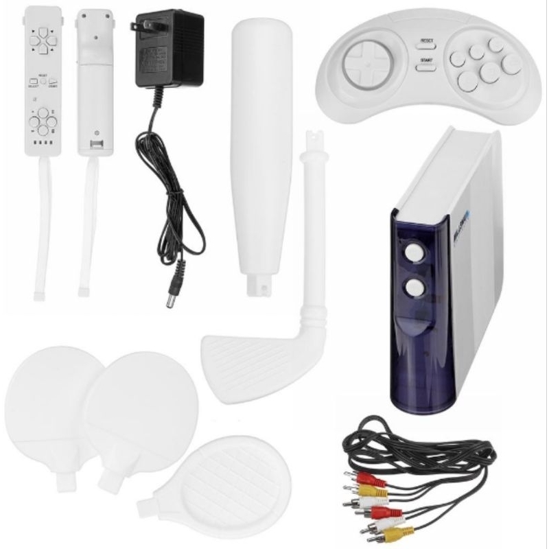 Console Game Interativo Millenium HD-032 48 em 1 / com Sensor de Movimentos Corporais e Acessórios / 110V - Branco
 em Oferta na Shopee