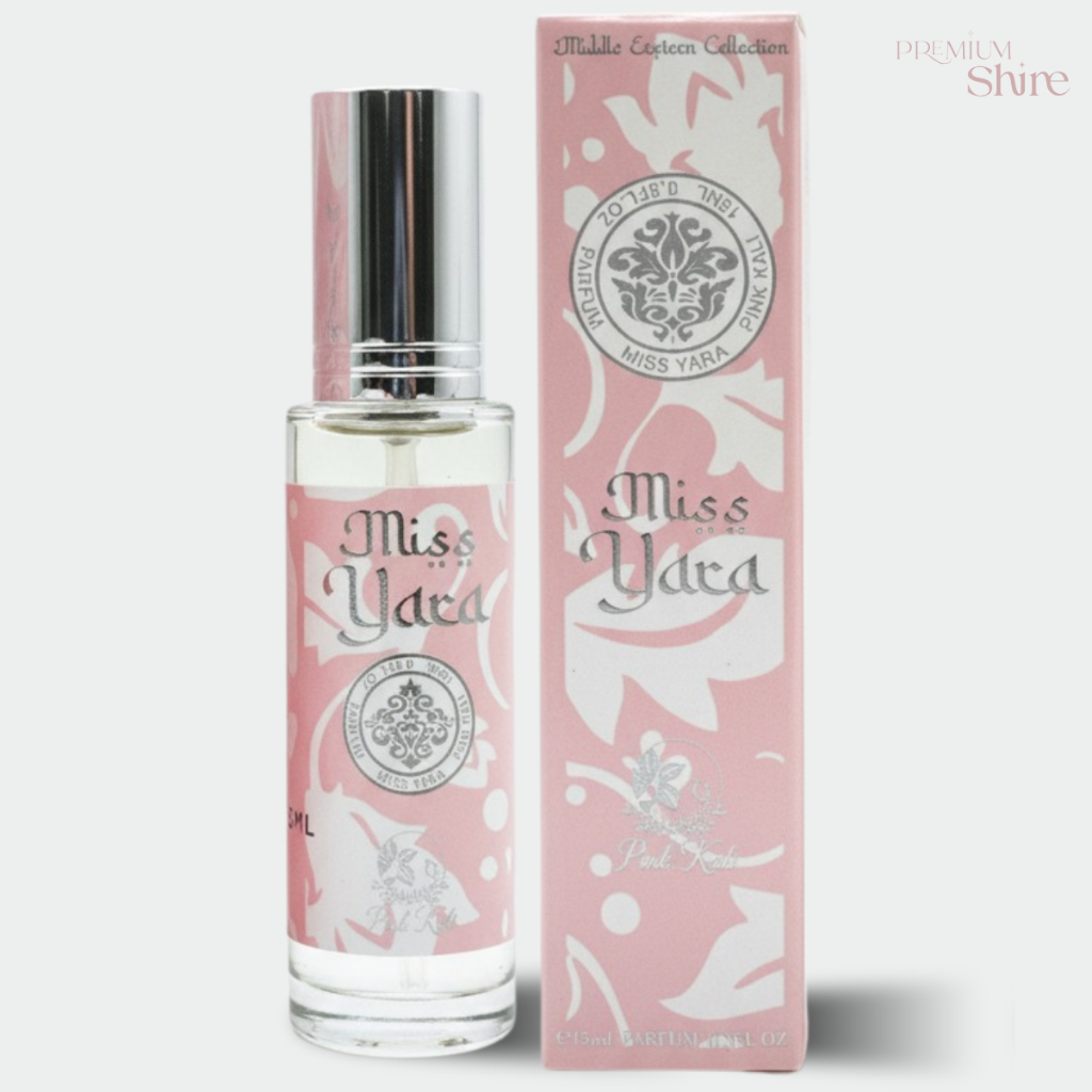 Perfume Árabe 15ml Miss Yara - Pink Kali - Com Tampa - Perfume portatil para Bolsa