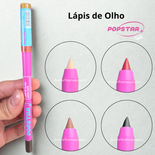 Lápis de Olhos Apontavel Hot Blink Popstar Ruby Rose Marrom Nude Bordô Preto Alta Pigmentação em Oferta na Shopee