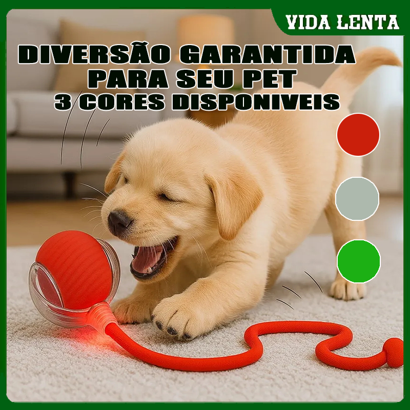 Bolas De Brinquedo Para Animais De Estimação,Rolamento Inteligentes Automáticas Recarregável Elétrico em Oferta na Shopee