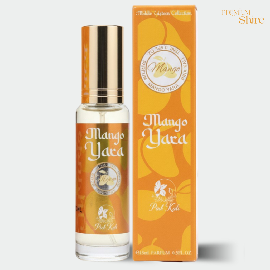 Perfume Árabe 15ml Mango Yara - Pink Kali - Com Tampa - Perfume portatil para Bolsa