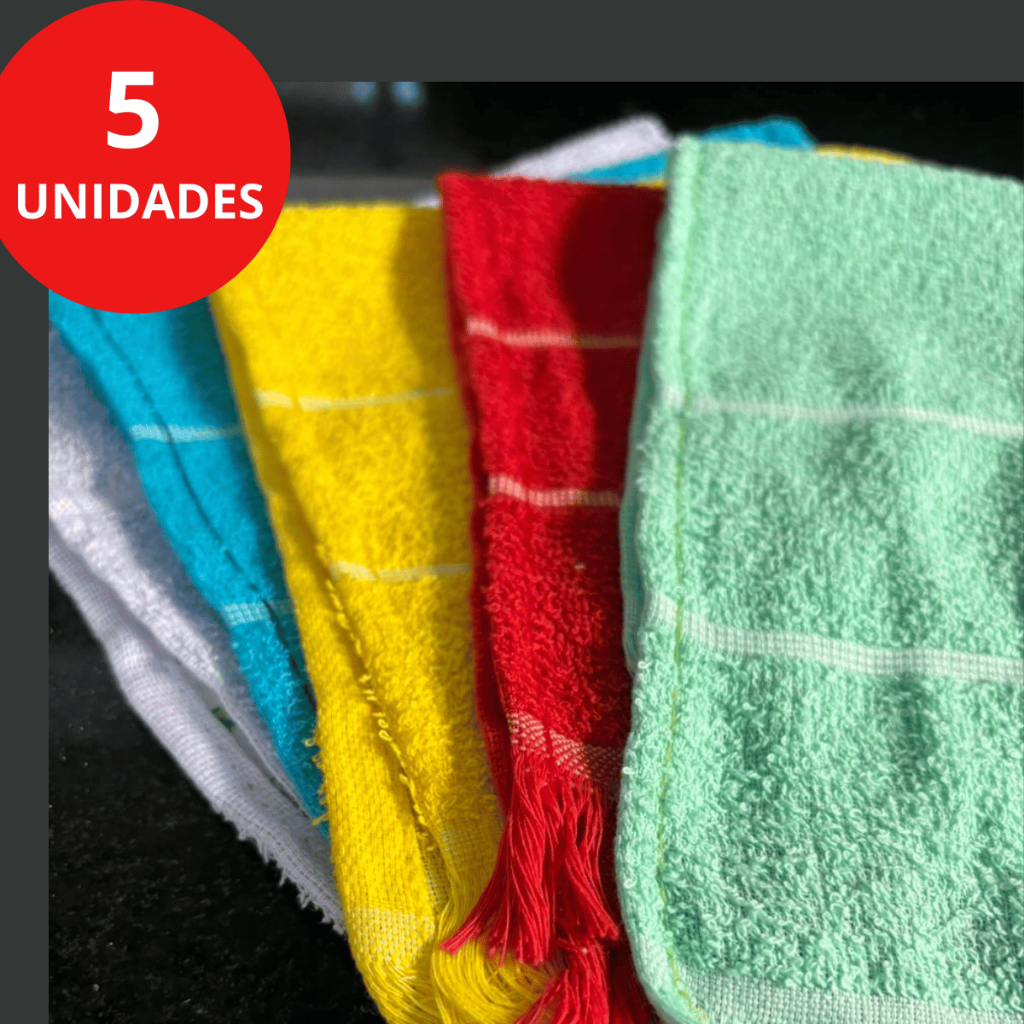 Kit Toalha Social 23x38cm – Toalhinha de Mão 100% Algodão para Lembrancinhas e Personalização em Oferta na Shopee