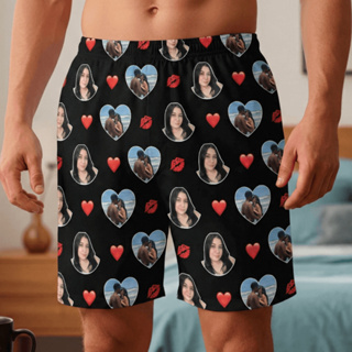 Short Com Foto Personalizado - samba canção com foto dia dos namorados em Oferta na Shopee
