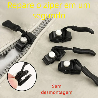 3/10 Pçs Reparador de Zíper Removível - Reparo Instantâneo para Roupas