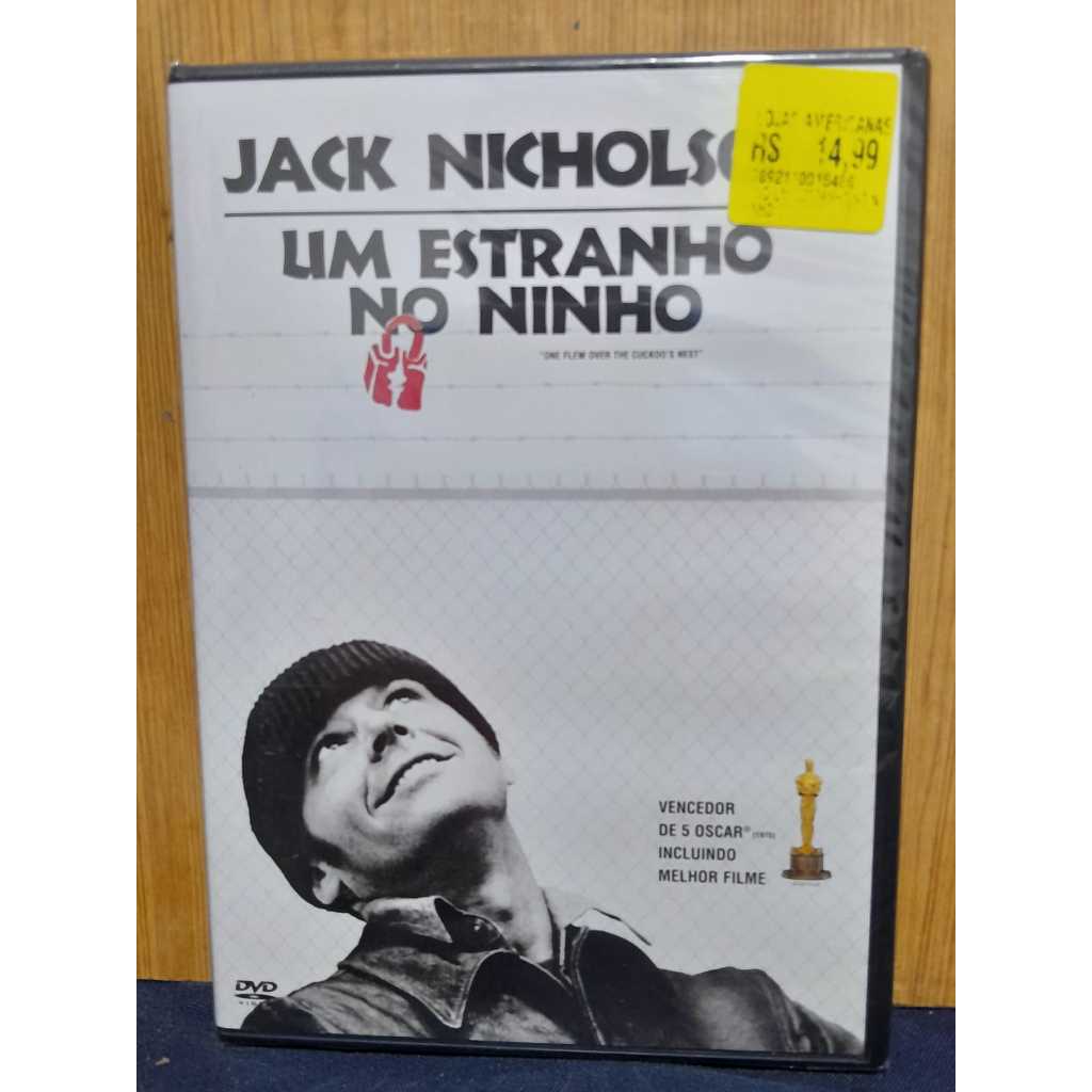 DVD UM ESTRANHO NO NINHO / OBRA-PRIMA DO CINEMA, VENCEDORA DE 5 OSCAR, INCLUINDO MELHOR FILME / DRAMA INTENSO QUE ACOMPA