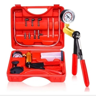 Kit Peças Teste Bomba Pressão Vácuo Carro Profissional Auto 15 Pcs Red Manual Para Sangramento Fluido Freio De ...15557 em Oferta na Shopee